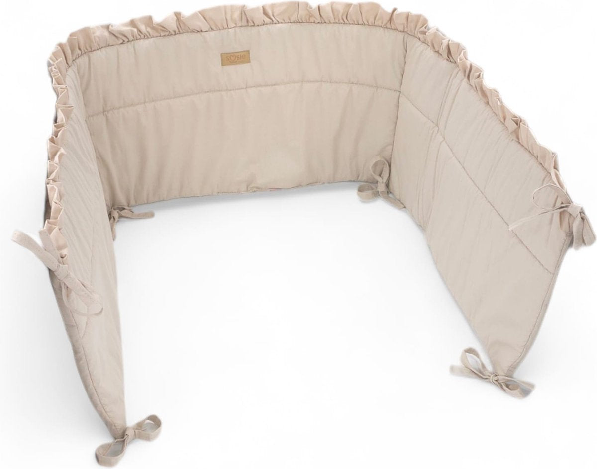 Baby Bedomrander - FRILL - Bedbumper - Hoofdbeschermer - 180 x 30cm