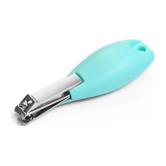 BabyOno baby nagelknipper met mintgroene handgreep