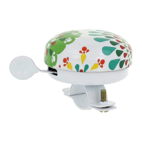Fietsbel met bloemenpatroon voor de kinderfiets