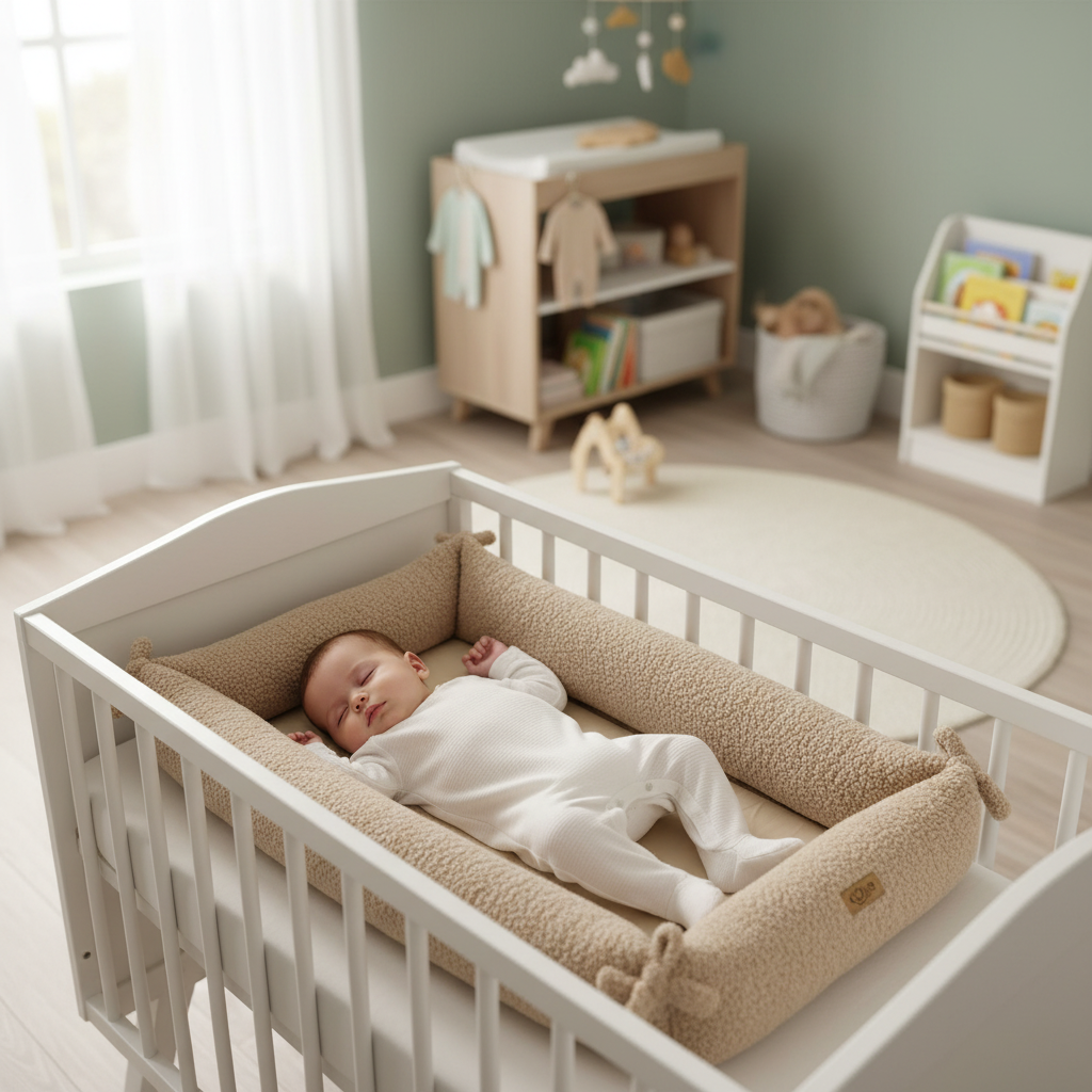 Soosie Teddy Bounce babynestje met speelmat, 80x46 cm