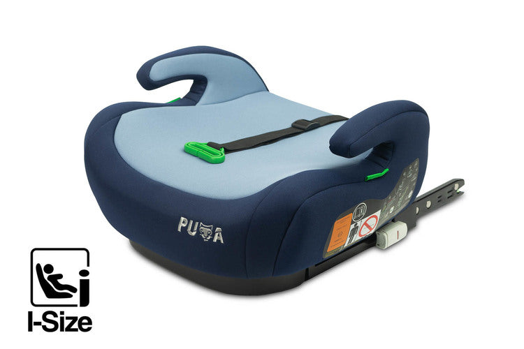 Caretero Puma i-Size zitverhoger 125-150 cm met ISOFIX Marineblauw