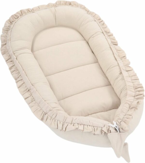 Soosie FRILL Baby Nest Set - Beige (3 in 1)