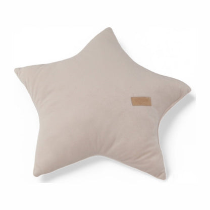 Soosie sierkussen ster GLAMOUR velvet beige, 35x35 cm
