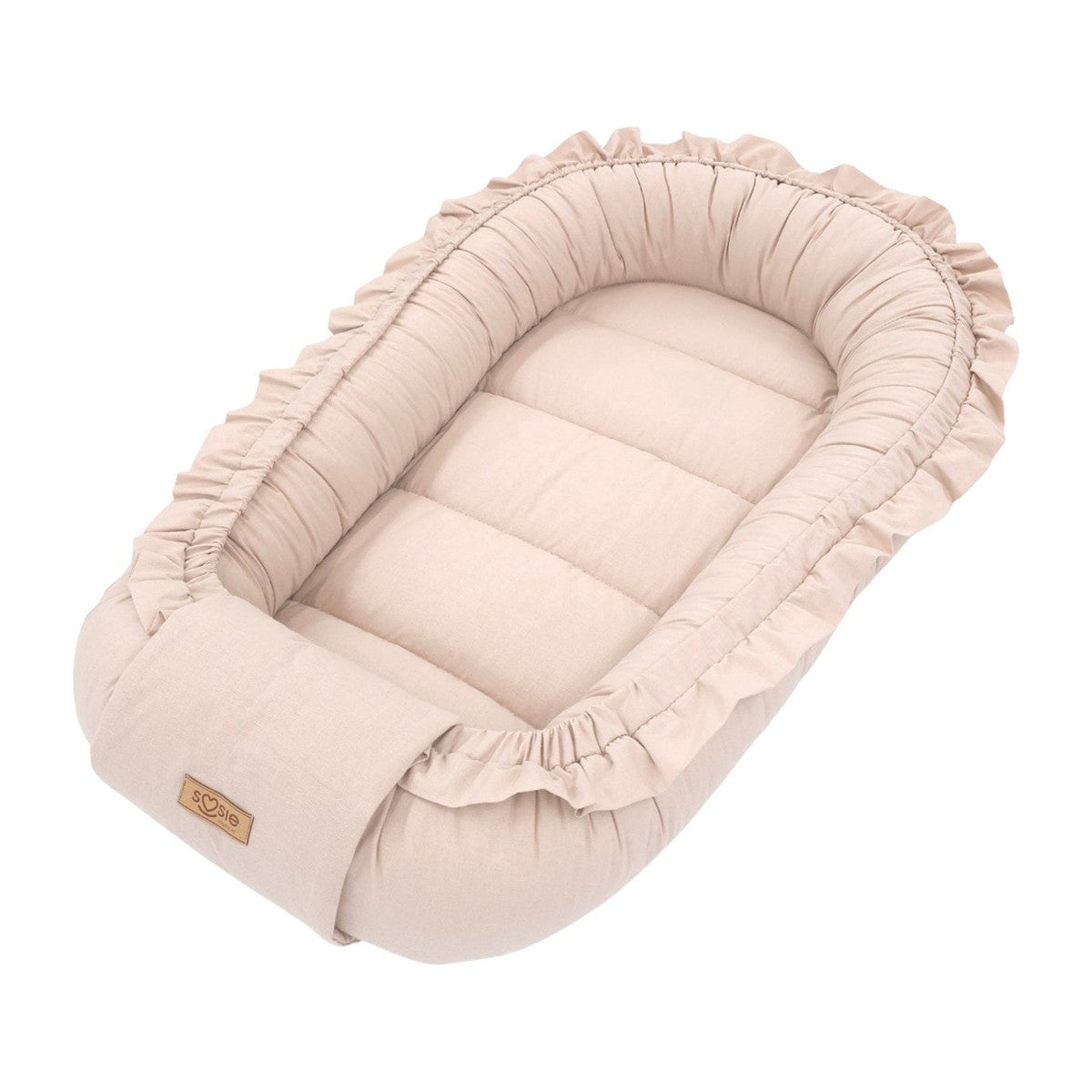 Soosie babynestje FRILL UP Beige zonder kussentje