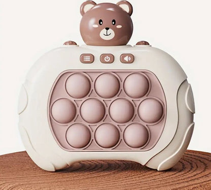 Interactieve Push & Pop It Spel – Beertje (Bear) | Licht & Geluid | 4 Spelmodi | Sensorisch Speelgoed voor Kinderen & Volwassenen