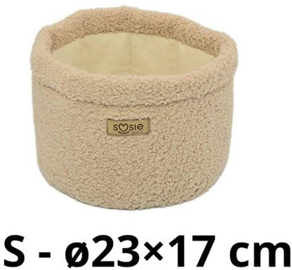 Teddy Bounce Opbergmanden Set – 3 stuks – Opbergmand Babykamer – Speelgoedmand – Beige Bruin – Manden voor Luiers, Speelgoed & Kleding