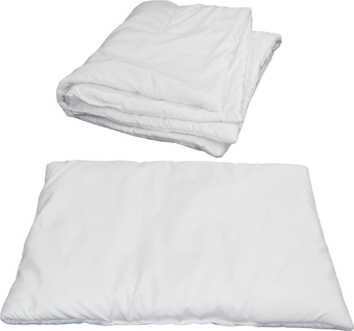 Babydekbed - Kinderdekbedset 100x135 cm - Ledikant - Dekbed met Kussen 60x40 cm