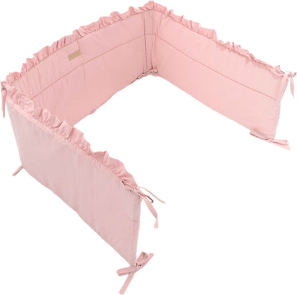 Baby Bedomrander - FRILL - Bedbumper - Hoofdbeschermer - 180 x 30cm