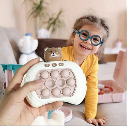 Interactieve Push & Pop It Spel – Beertje (Bear) | Licht & Geluid | 4 Spelmodi | Sensorisch Speelgoed voor Kinderen & Volwassenen
