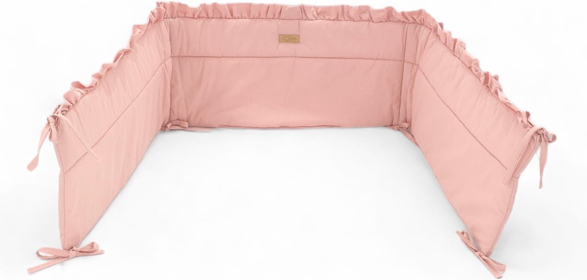Baby Bedomrander - FRILL - Bedbumper - Hoofdbeschermer - 180 x 30cm