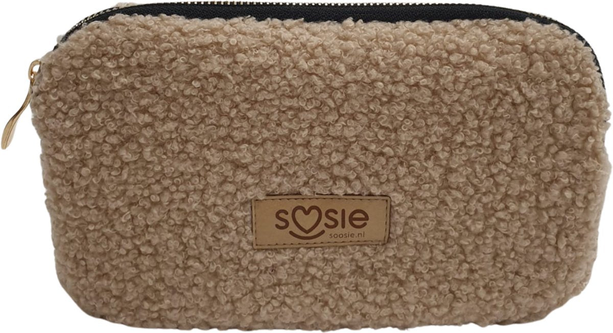 Etui - Baby toilettas - Luieretui - 19x12x3 cm – Teddy – Beige