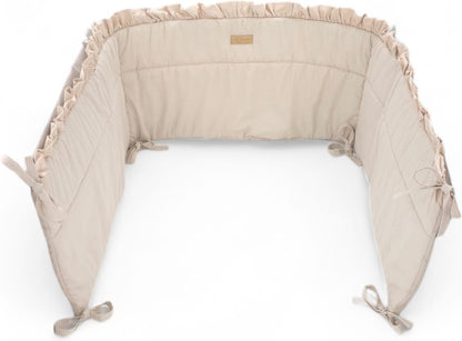 Baby Bedomrander - FRILL - Bedbumper - Hoofdbeschermer - 180 x 30cm