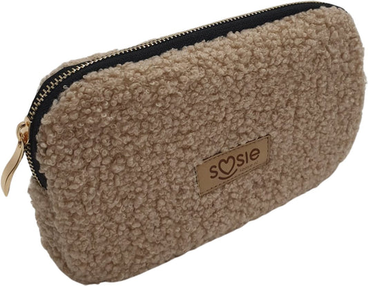 Etui - Baby toilettas - Luieretui - 19x12x3 cm – Teddy – Beige