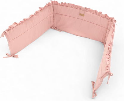 Baby Bedomrander - FRILL - Bedbumper - Hoofdbeschermer - 180 x 30cm