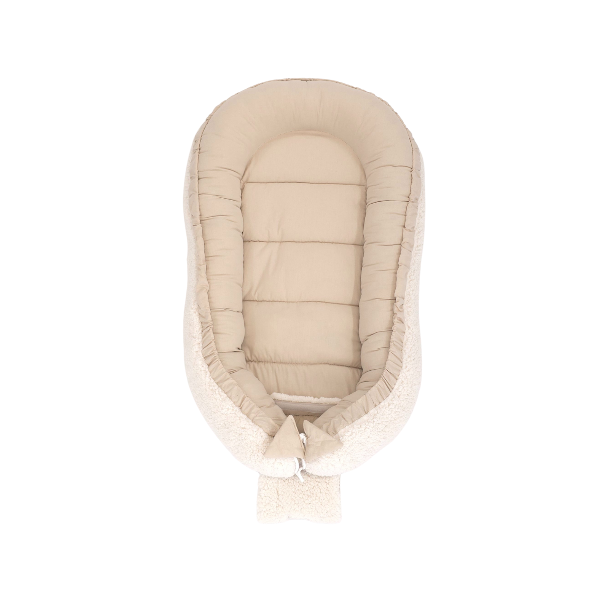 Soosie - Baby Nestje - Babynestje - Zacht en Veilig - Dubbelzijdig Teddy Katoen