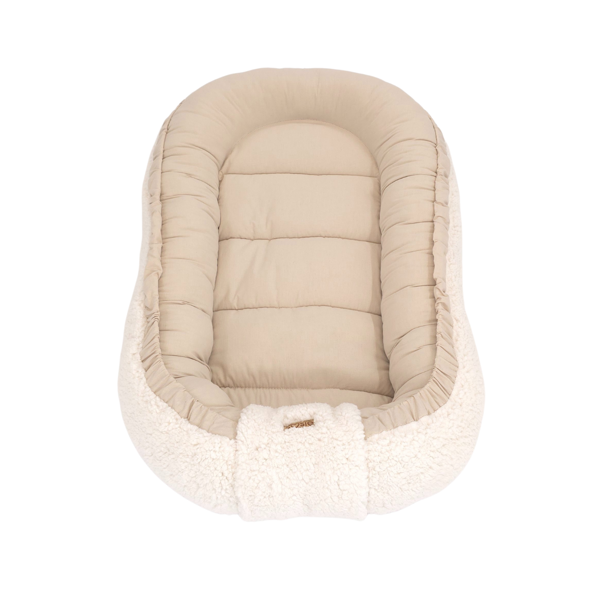 Soosie - Baby Nestje - Babynestje - Zacht en Veilig - Dubbelzijdig Teddy Katoen