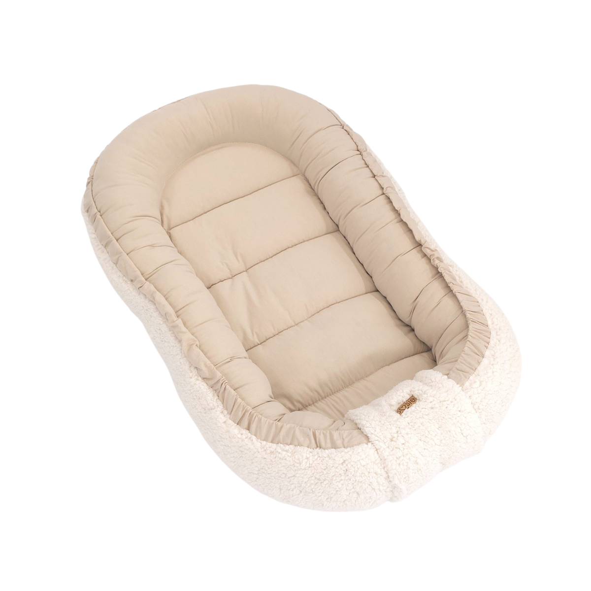 Soosie - Baby Nestje - Babynestje - Zacht en Veilig - Dubbelzijdig Teddy Katoen