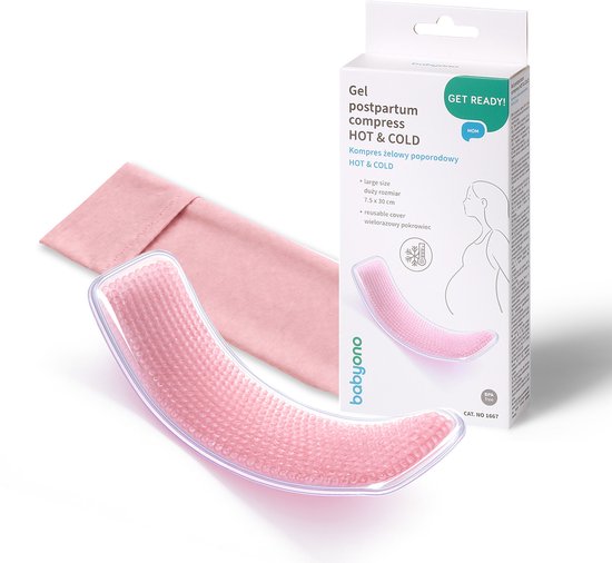Postpartum gel kompres Hot en Cold met wasbare hoes