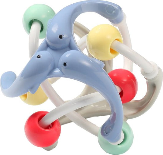 Educatief dolfijnspeeltje met zes kleurrijke ringen