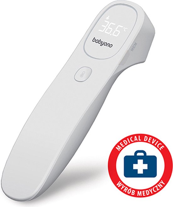 Contactloze infraroodthermometer met LED-display