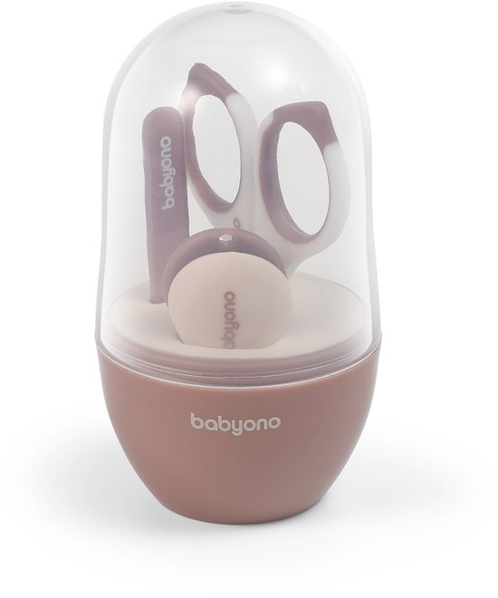 Roze manicureset voor baby in doosje