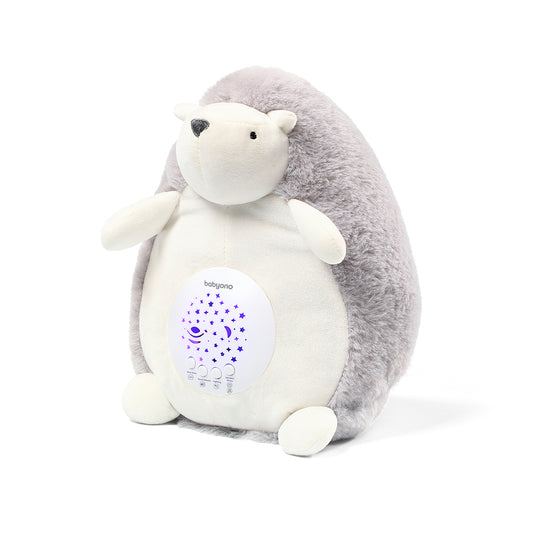 Babyprojector Egel Hugo van Babyono, wasbare knuffel