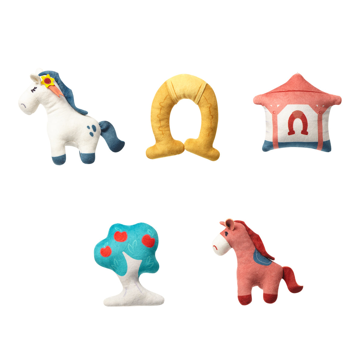 Muziekmobiel Paarden van Babyono, hangende figuren