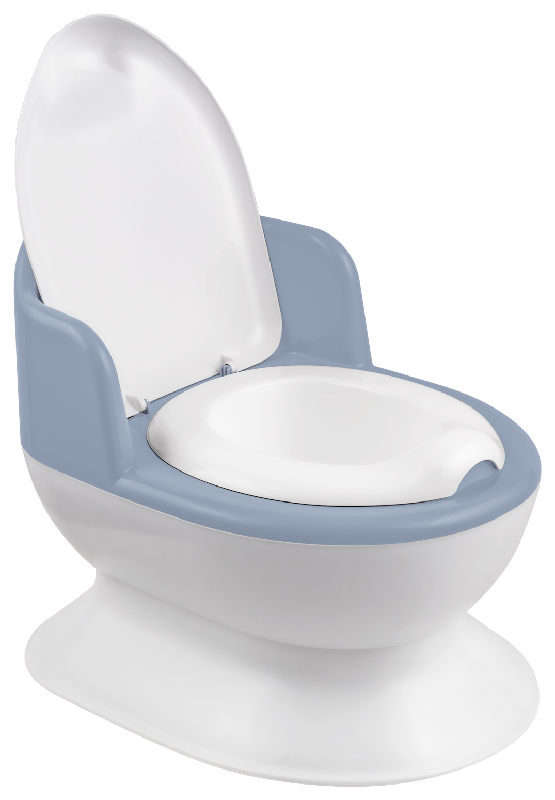 Maltex kindertoilet potje met uitneembare pot en opbergvak, 18m+ Blauw