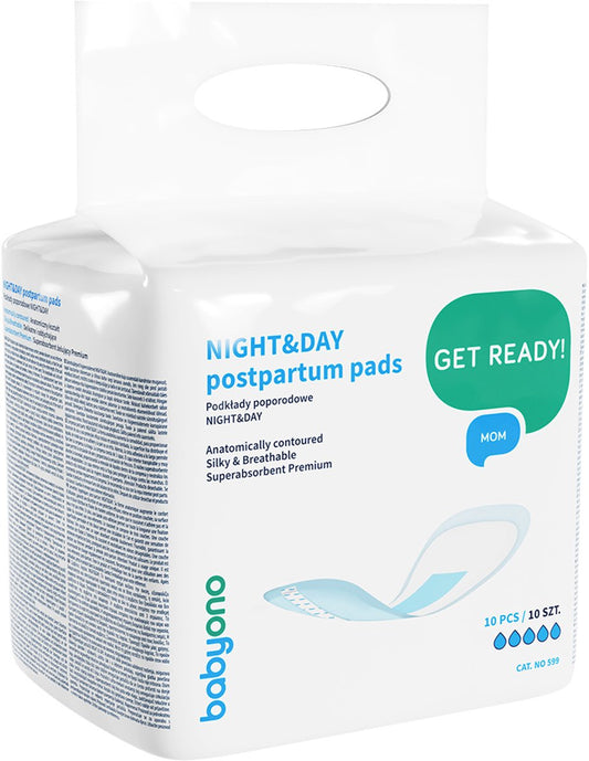 Verpakking Babyono NIGHT & DAY kraamverband, 10 stuks