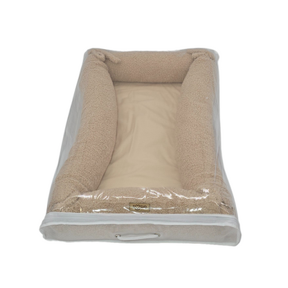 Soosie - Babynestje – Teddy Bounce + Beige Katoen - Speelmat