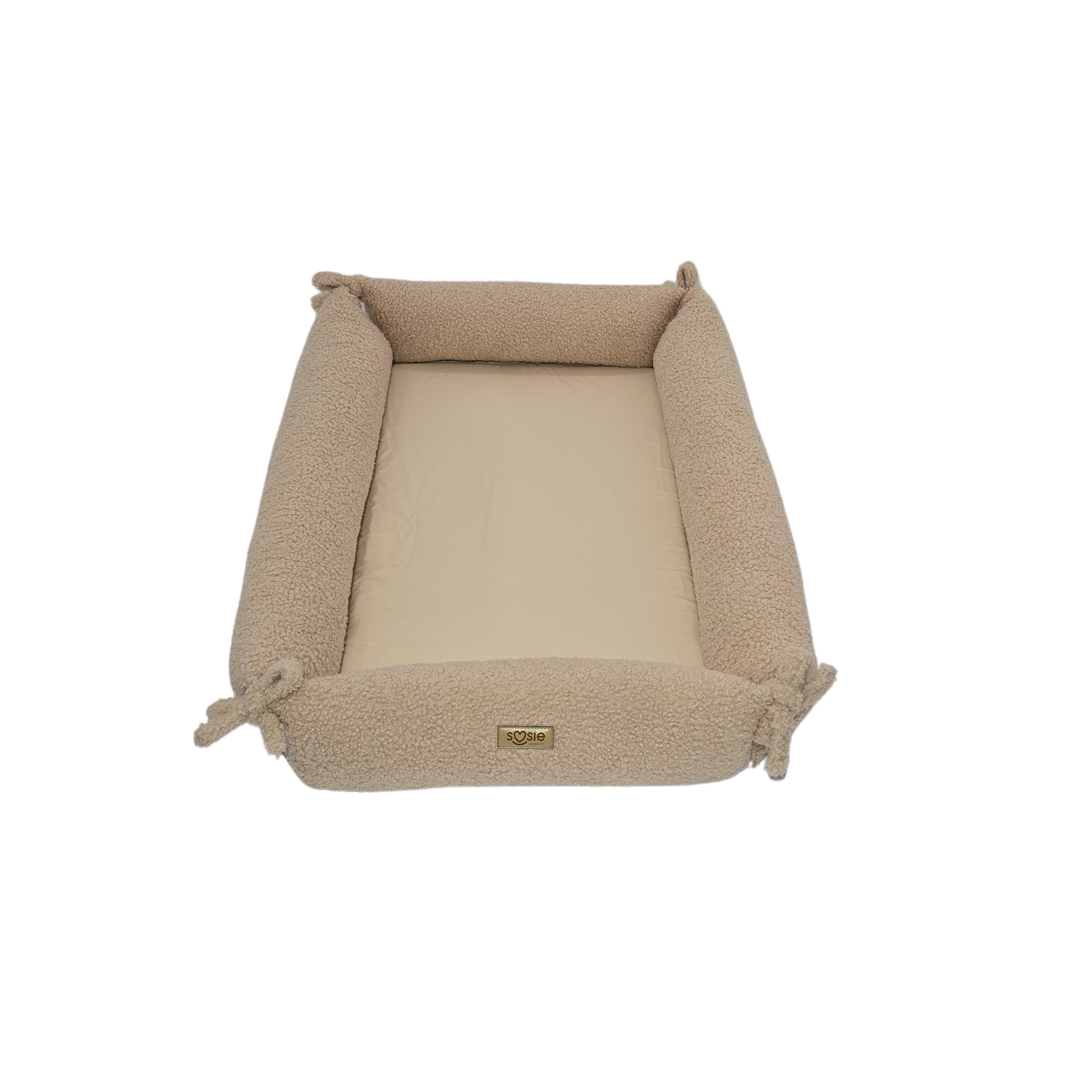 Soosie Teddy Bounce babynestje met speelmat, detail