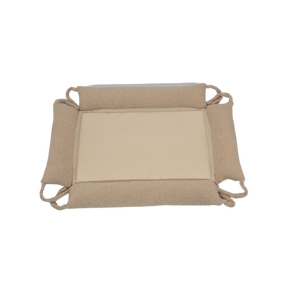 Soosie - Babynestje – Teddy Bounce + Beige Katoen - Speelmat