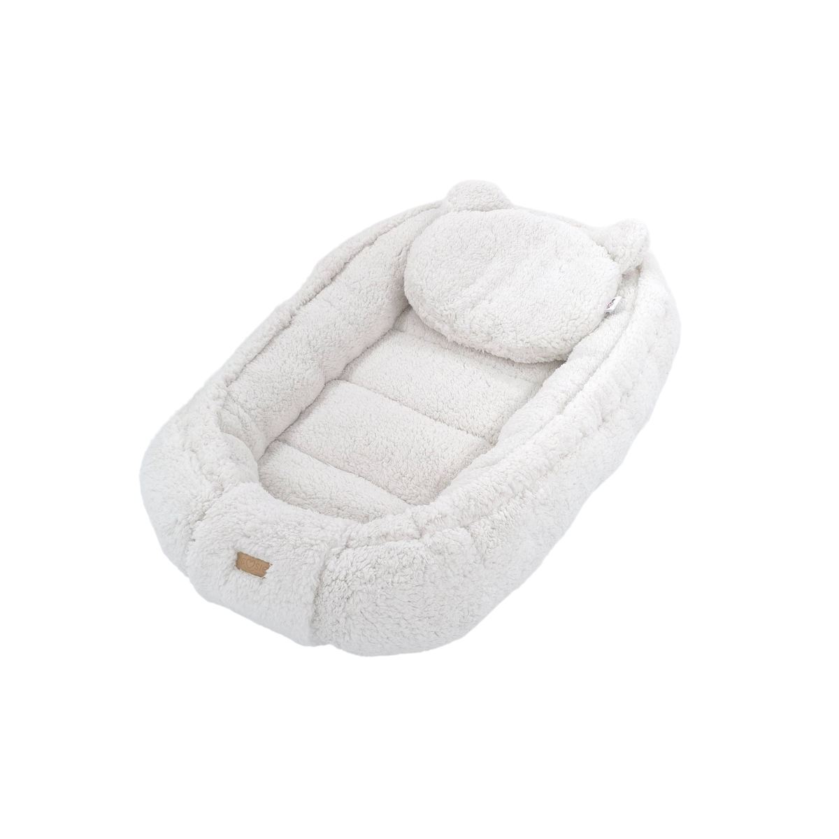 Soosie - Baby Nestje - Babynestje - Zacht en Veilig - Dubbelzijdig Teddy Katoen