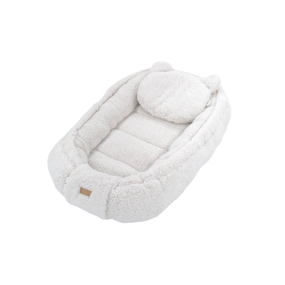 Soosie - Baby Nestje - Babynestje - Zacht en Veilig - Dubbelzijdig Teddy Katoen