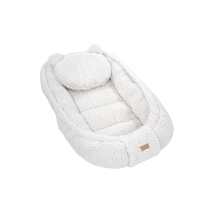 Soosie - Baby Nestje - Babynestje - Zacht en Veilig - Dubbelzijdig Teddy Katoen