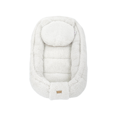 Babynestje Teddy – Volledig Teddy – 90×50 cm – Cream Teddy