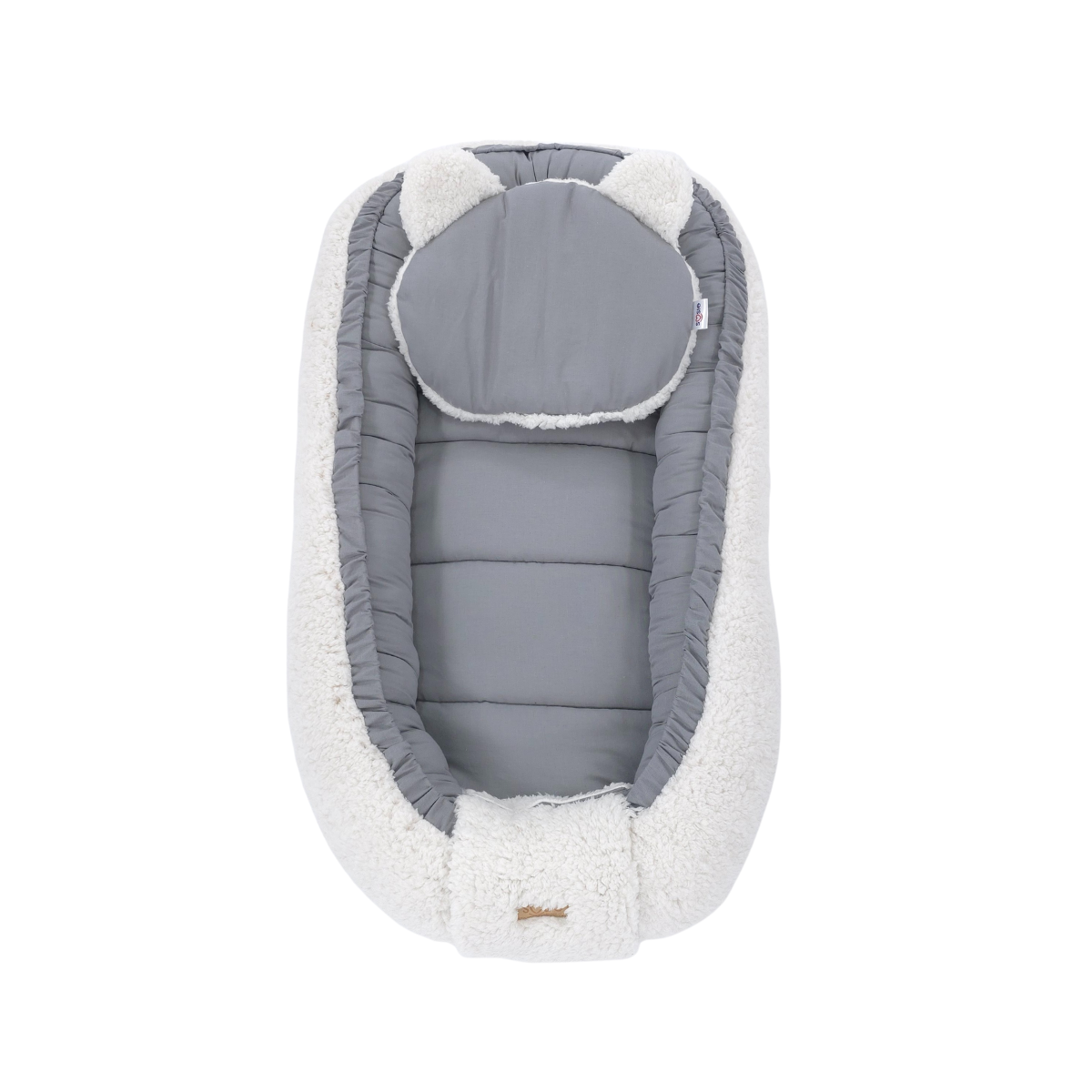 Soosie - Baby Nestje - Babynestje - Zacht en Veilig - Dubbelzijdig Teddy Katoen