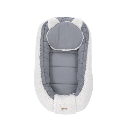 Soosie - Baby Nestje - Babynestje - Zacht en Veilig - Dubbelzijdig Teddy Katoen