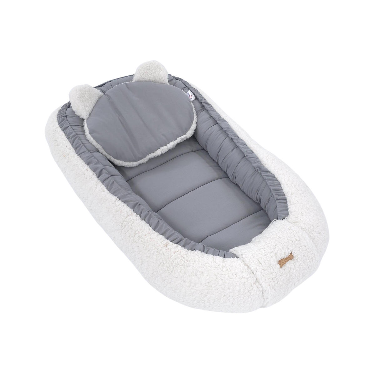 Soosie - Baby Nestje - Babynestje - Zacht en Veilig - Dubbelzijdig Teddy Katoen