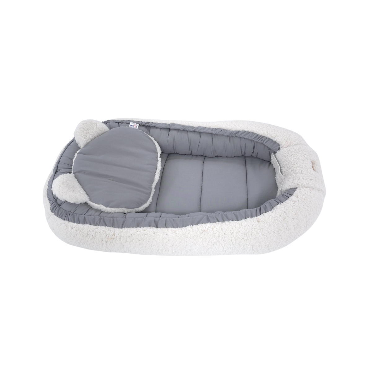 Soosie - Baby Nestje - Babynestje - Zacht en Veilig - Dubbelzijdig Teddy Katoen