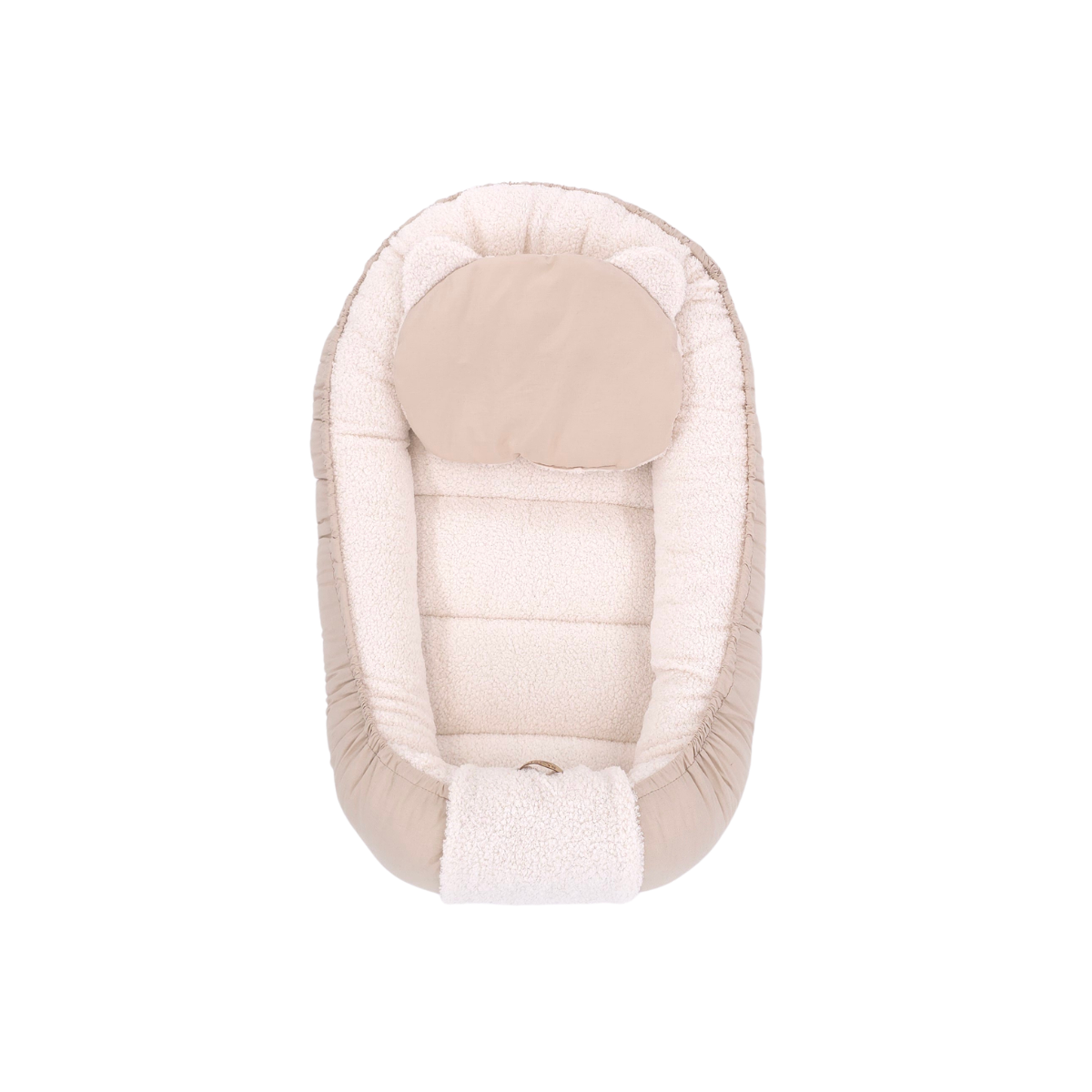 Baby Nestje – Babynestje – Zacht en Veilig – Dubbelzijdig Teddy Katoen