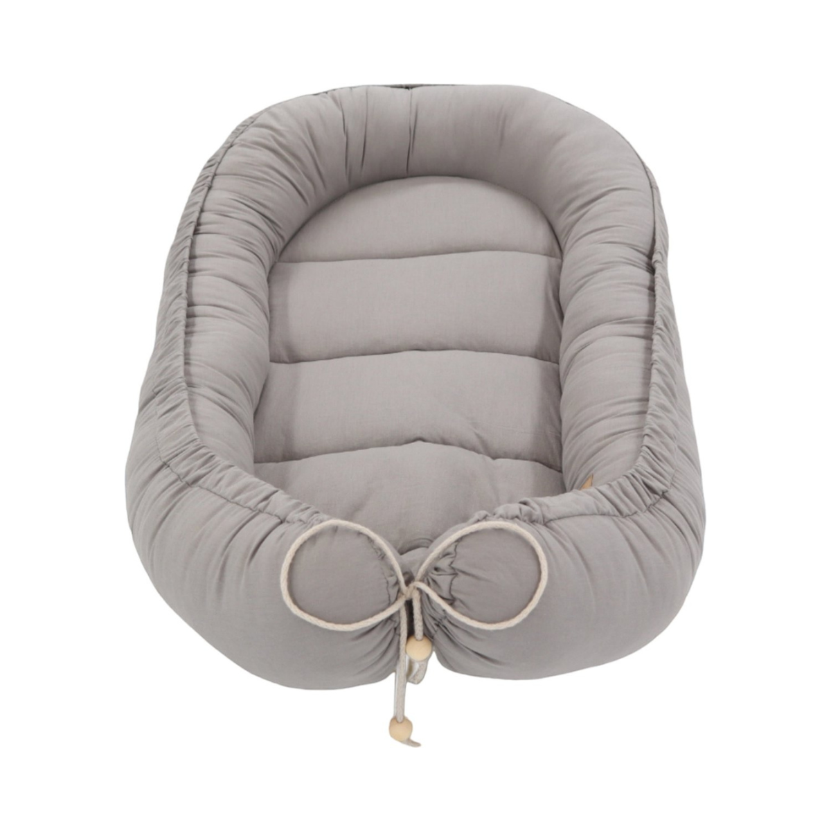 Babynestje - Grijs - BOHO Collectie - Oeko-Tex Gecertificeerd - Veilig & Ecovriendelijk - 90x50 cm