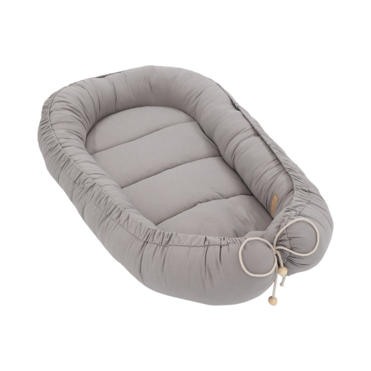 Babynestje - Grijs - BOHO Collectie - Oeko-Tex Gecertificeerd - Veilig & Ecovriendelijk - 90x50 cm