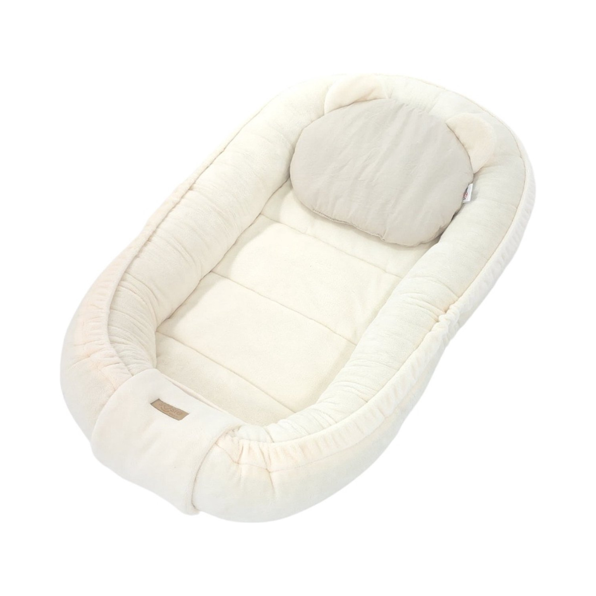 Babynestje - Babynest - Veilig en Comfortabel - Minky Pluche - Cream/Beige