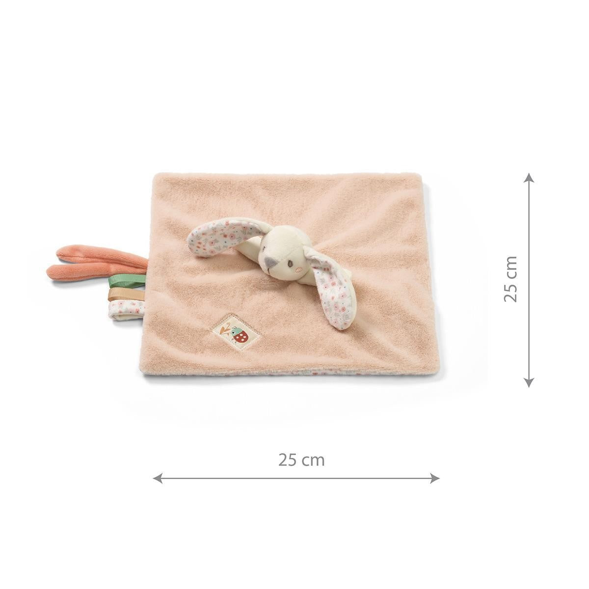 Knuffeldoekje Baby Bunny, afmeting 25 x 25 cm