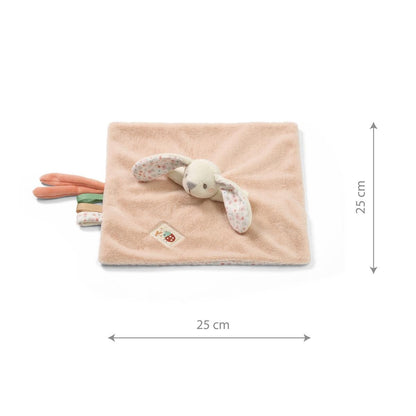Knuffeldoekje Baby Bunny, afmeting 25 x 25 cm