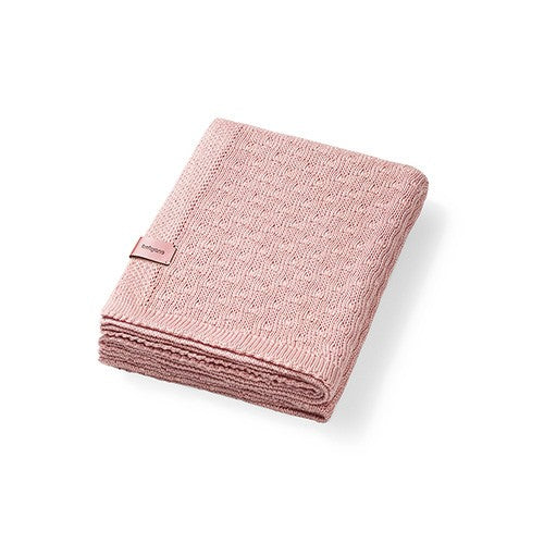 Bamboe gebreide babydeken Roze