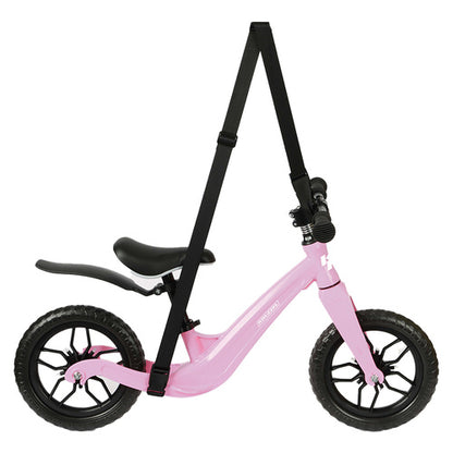 Kruzzel Loopfiets 12 inch – Kinder Balance Bike – Magnesium Frame – EVA Wielen – Verstelbaar Zadel – Lichtgewicht 2,6 kg – Roze – 2+ jaar