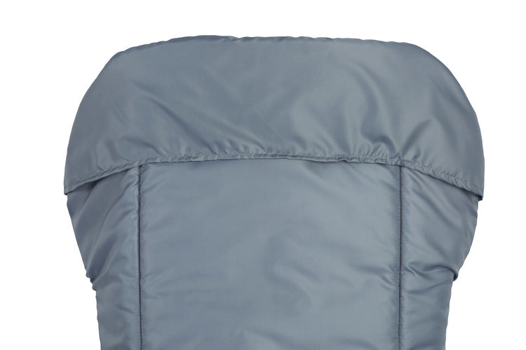 Sensillo gewatteerde voetenzak 95 x 40 cm, waterafstotend met fleece voering Grafiet