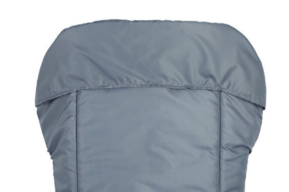 Sensillo gewatteerde voetenzak 95 x 40 cm, waterafstotend met fleece voering Grafiet